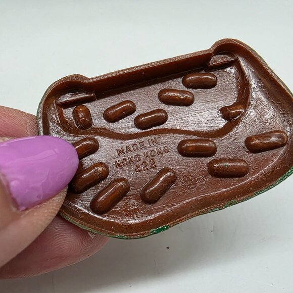 Vintage Miniature Nativity Scene Light Cover Stable & Figurines Plastic Hong Kon - Picture 8 of 8